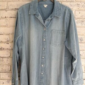 Aerie Light Blue Button Down Shirt